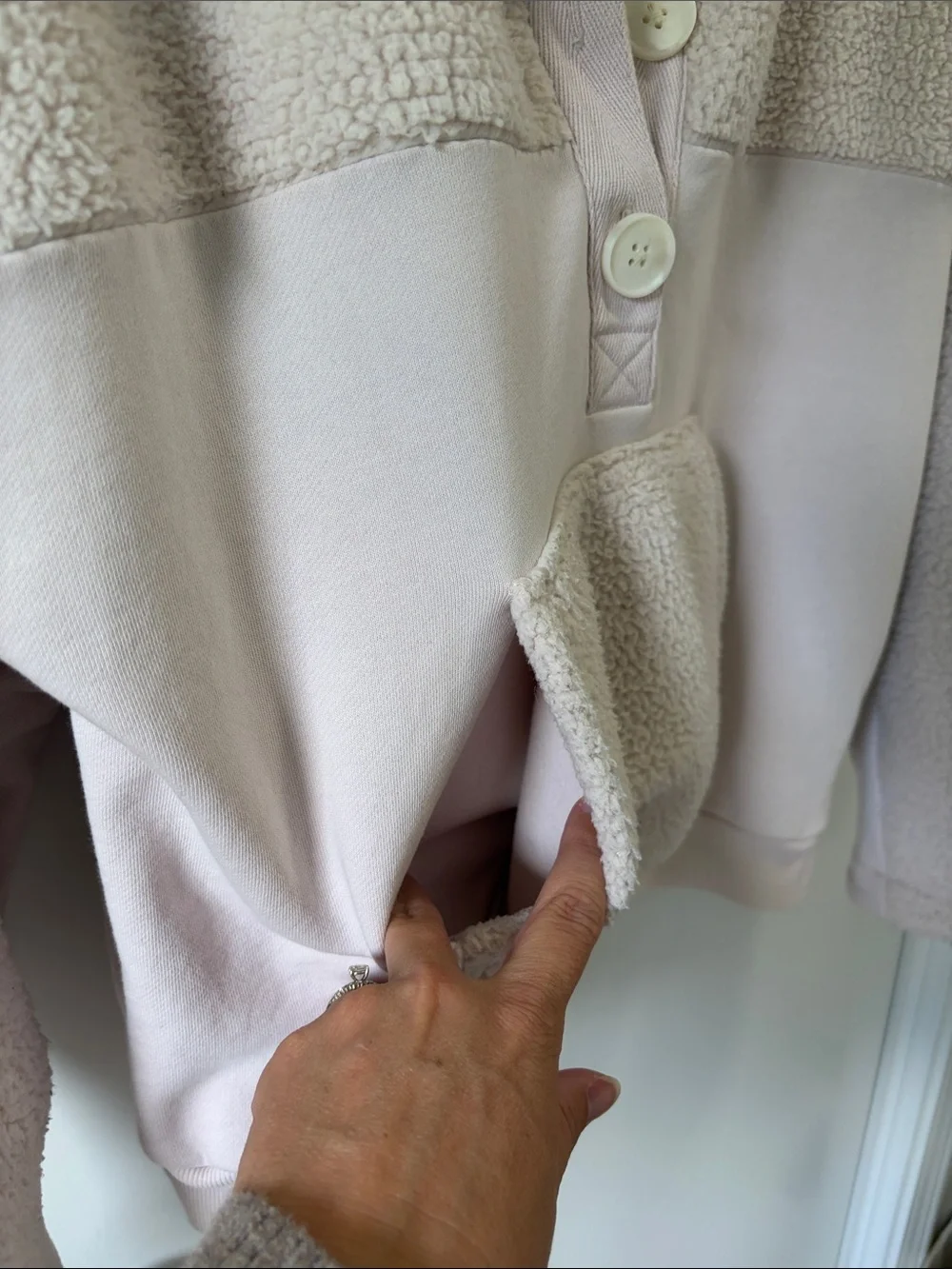 J. Crew plush sherpa